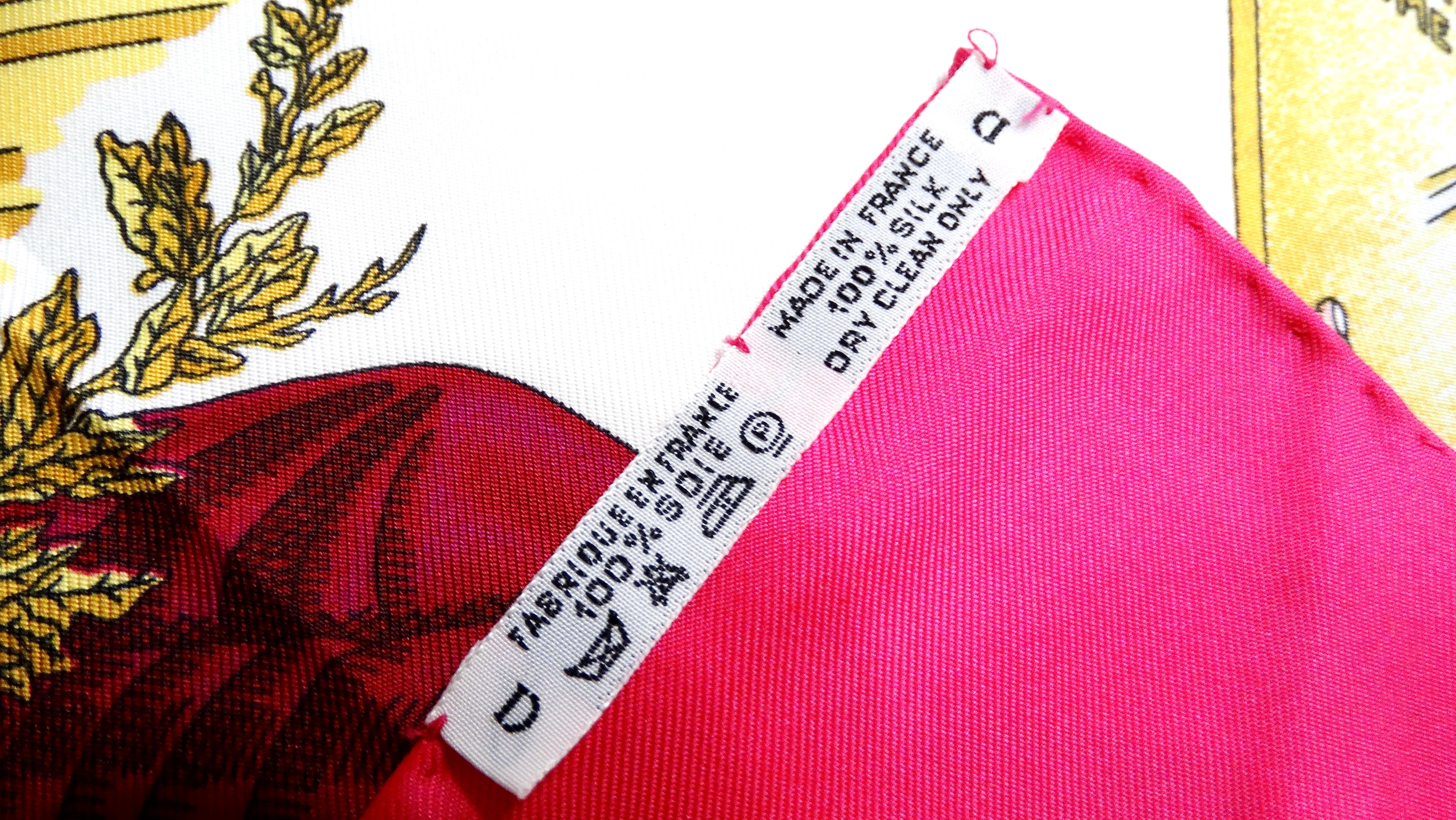 Hermes French Revolution Commemoration Print Silk Scarf For Sale 3