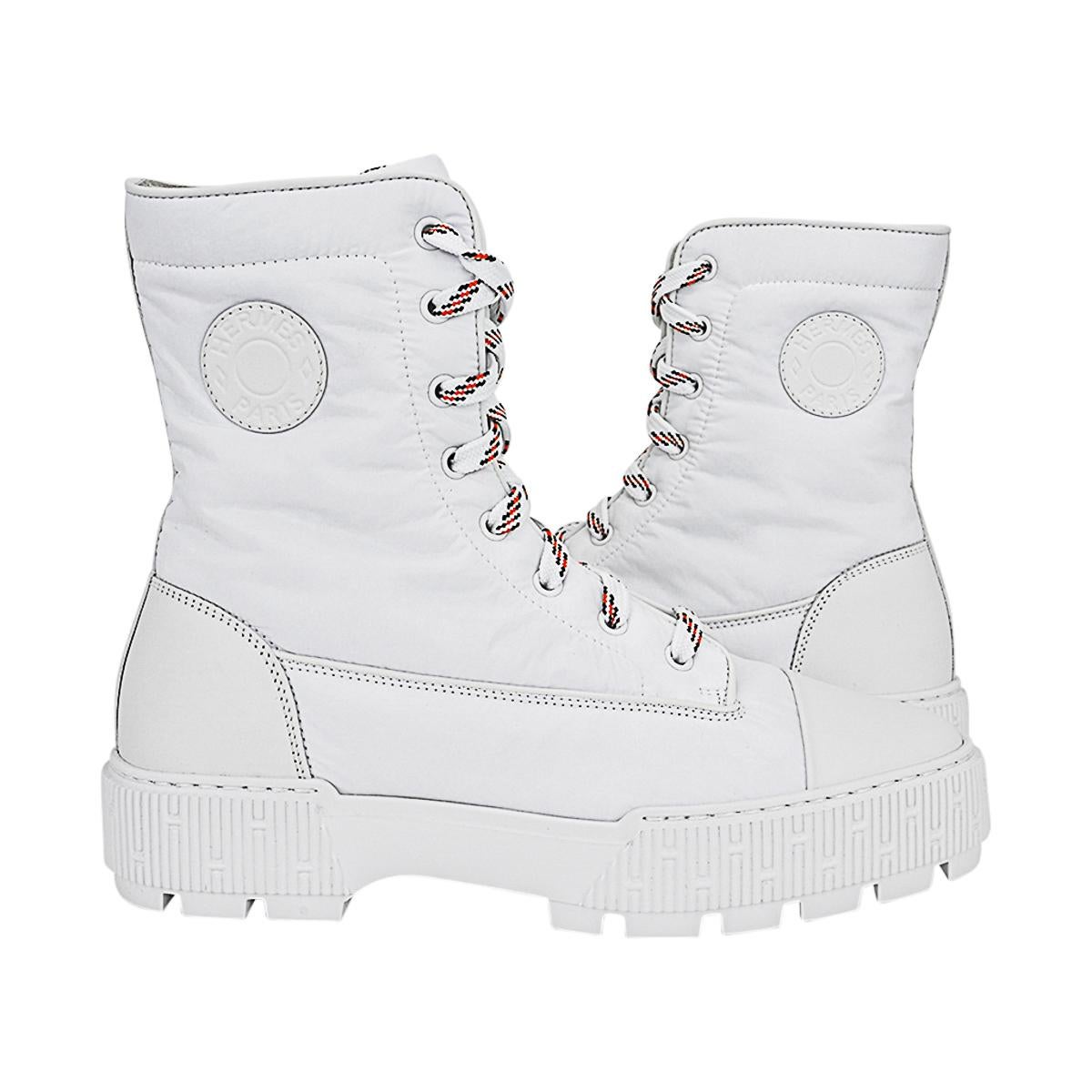 Hermes Fresh Ankle Boot Blanc 39 / 9 4