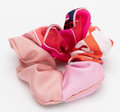 Hermes Fuchsia/Pink Silk Scrunchie BNIB