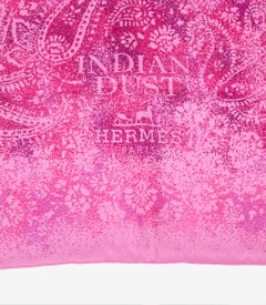 Hermès Fuchsia, Rose Shocking & Anemone Indian Dust Silk 90 Scarf