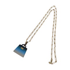 Hermes Fusion Amulette Kelly Pendant By the Sea Necklace Permabrass Hardware