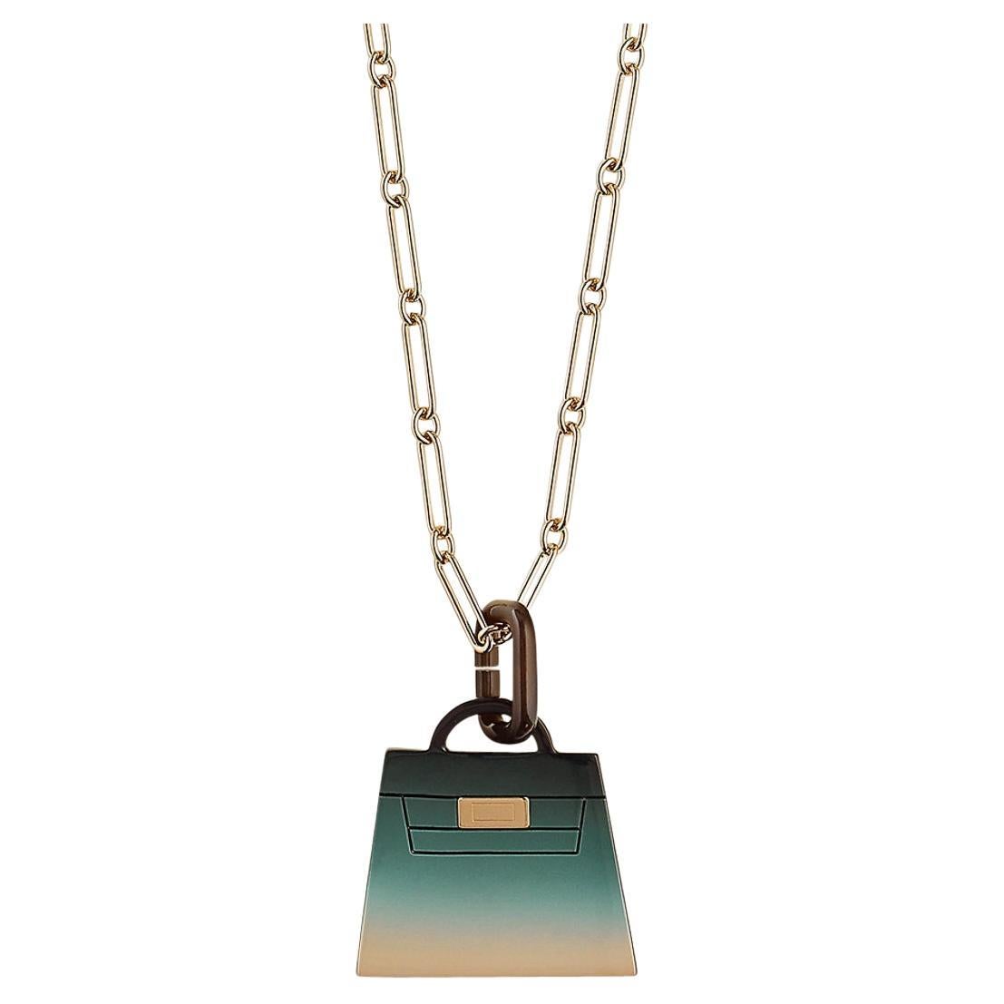 Hermes Fusion Amulette Kelly Pendant By the Sea Necklace