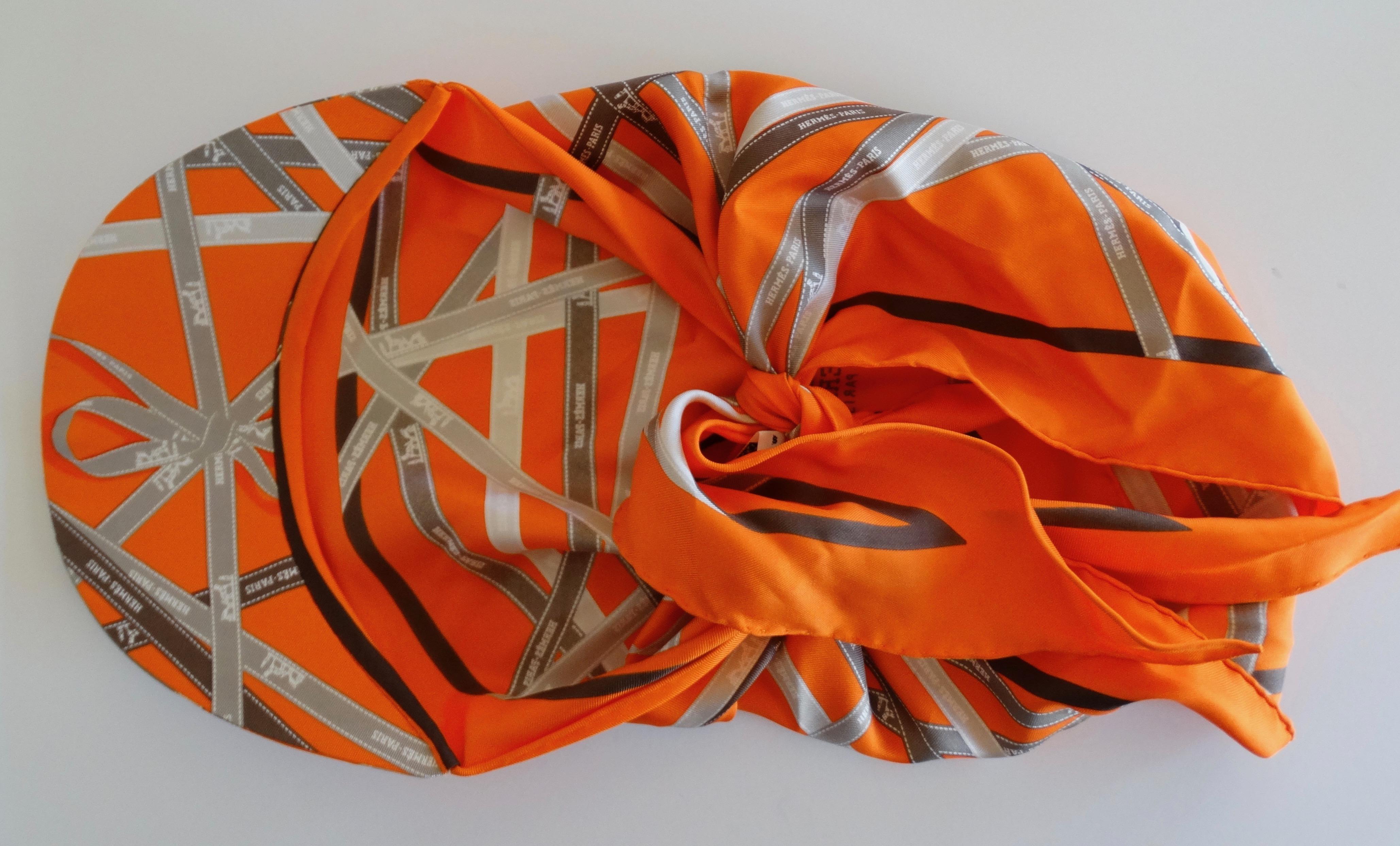 Hermes Gaby Silk Pointu Wrap Cap 7
