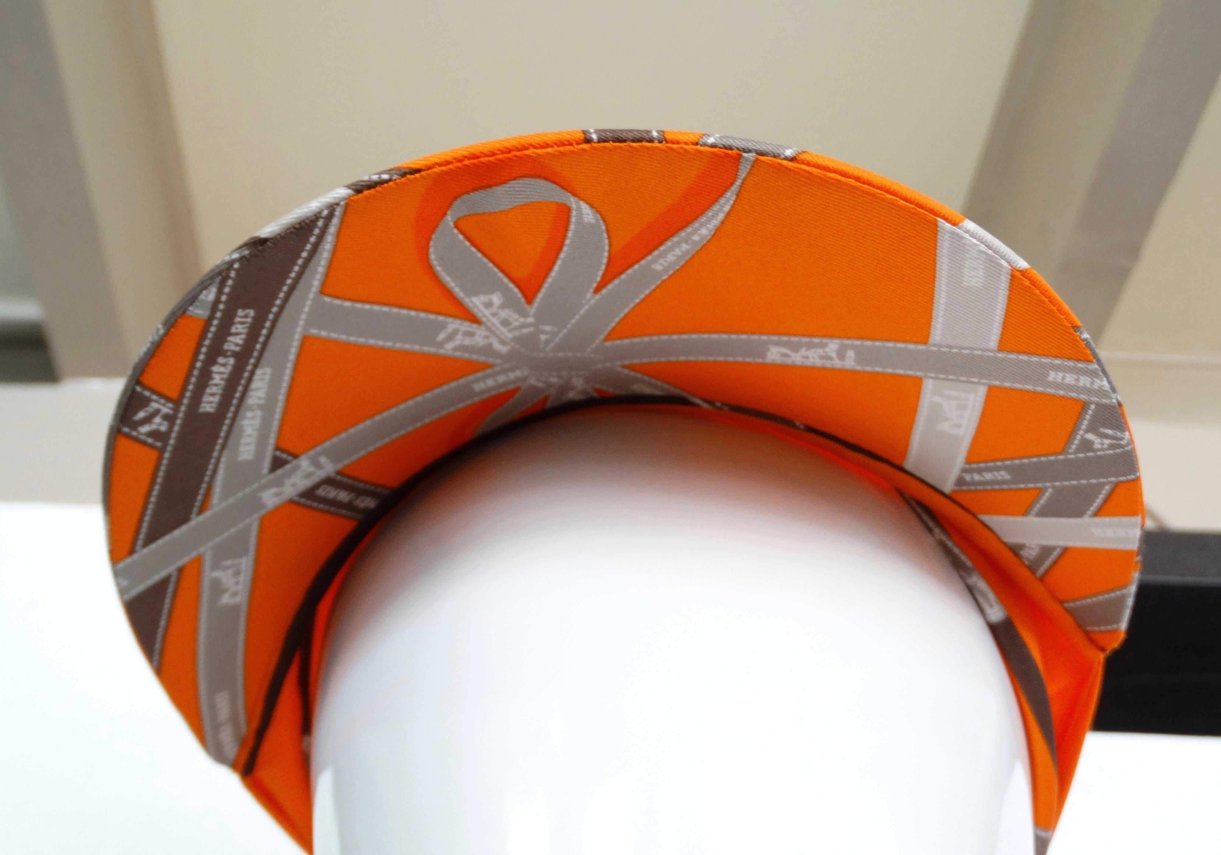 Hermes Gaby Silk Pointu Wrap Cap In Good Condition In Scottsdale, AZ