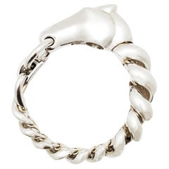 Hermès 'Galop' Silver Bracelet, Large Model