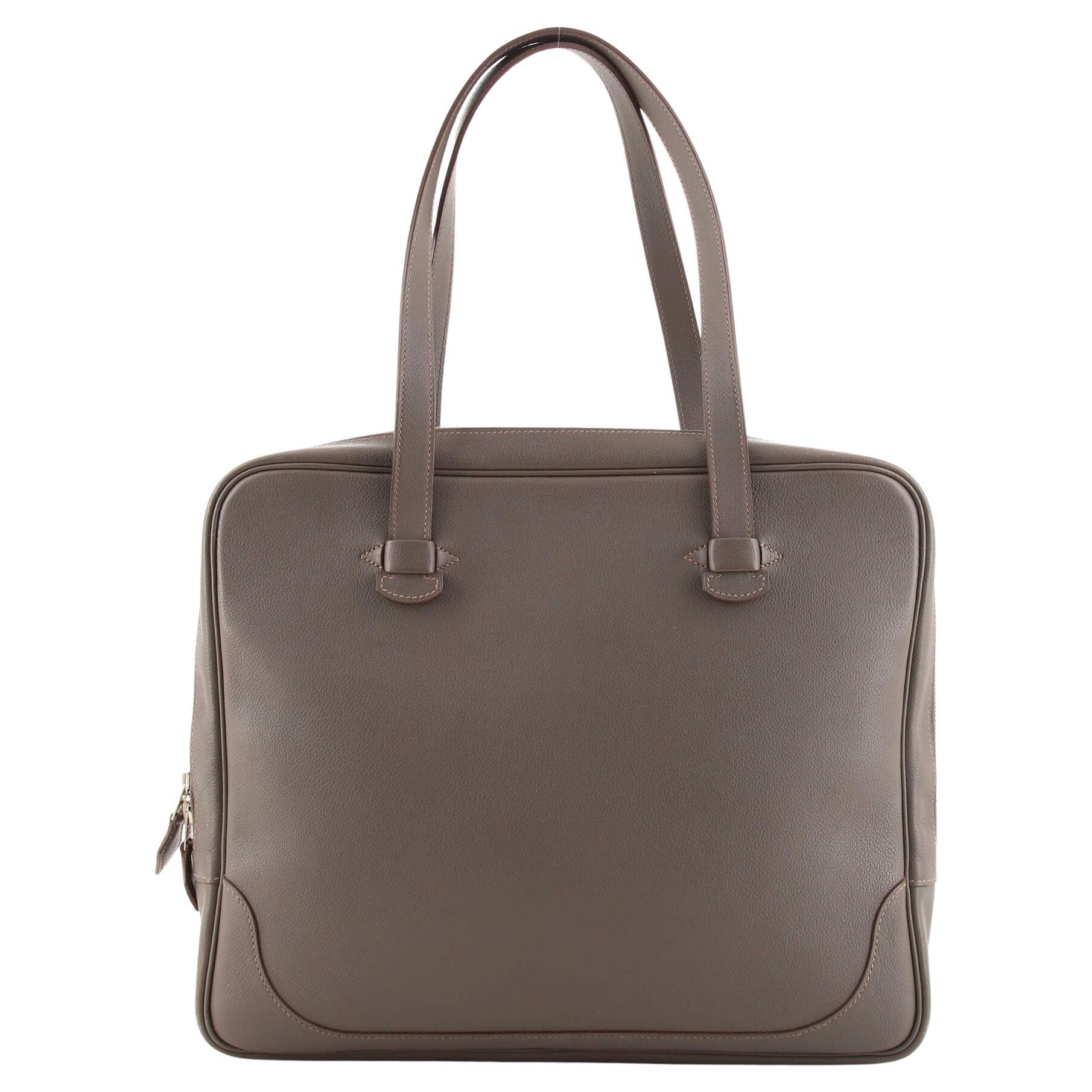 Hermes Galop Zip Around Tote Leather