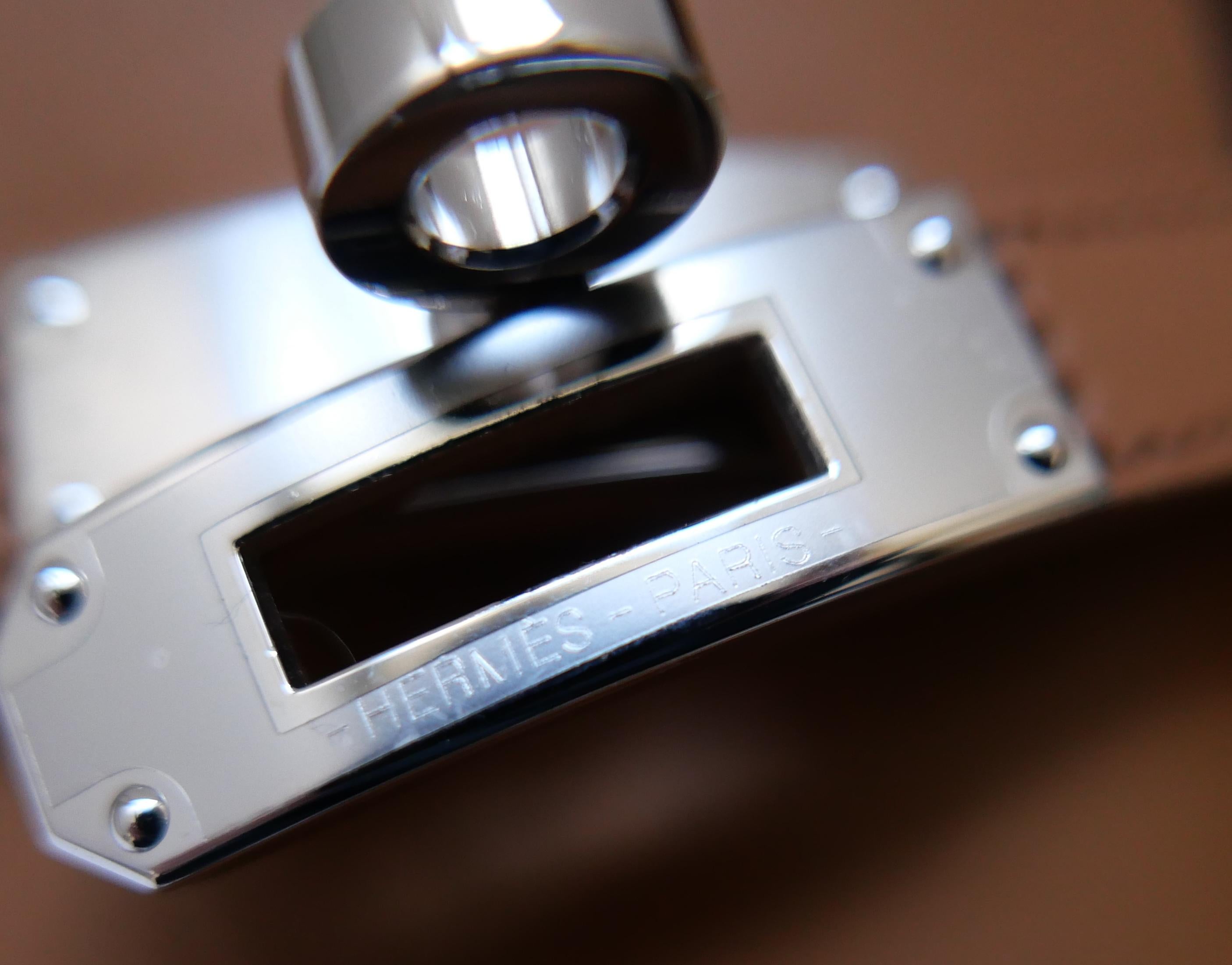 Hermes Game Loafers Naturel Tan Leather Damen im Angebot