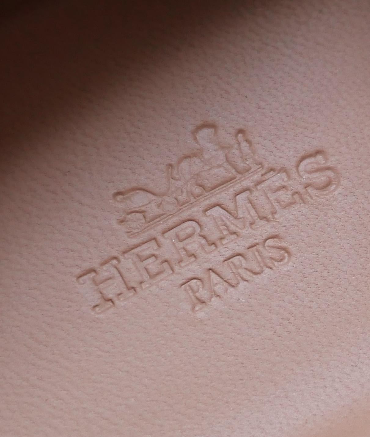 Hermes Game Loafers Naturel Tan Leather im Angebot 1