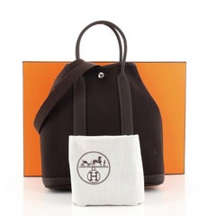 Hermes Garden File Tote Toile and Leather 28