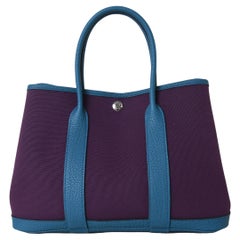 Hermès Garden Party 30 Cassis Cobalt