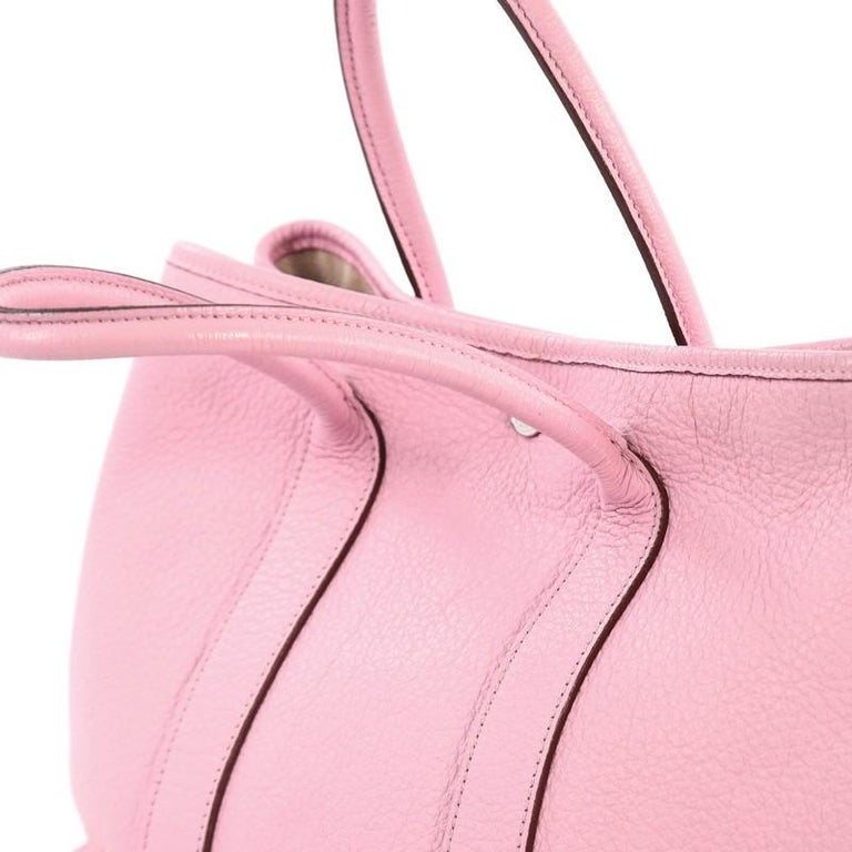 Garden party leather handbag Hermès Pink in Leather - 16822151