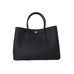 Hermes Garden Party 30 Palladium Hardware Black