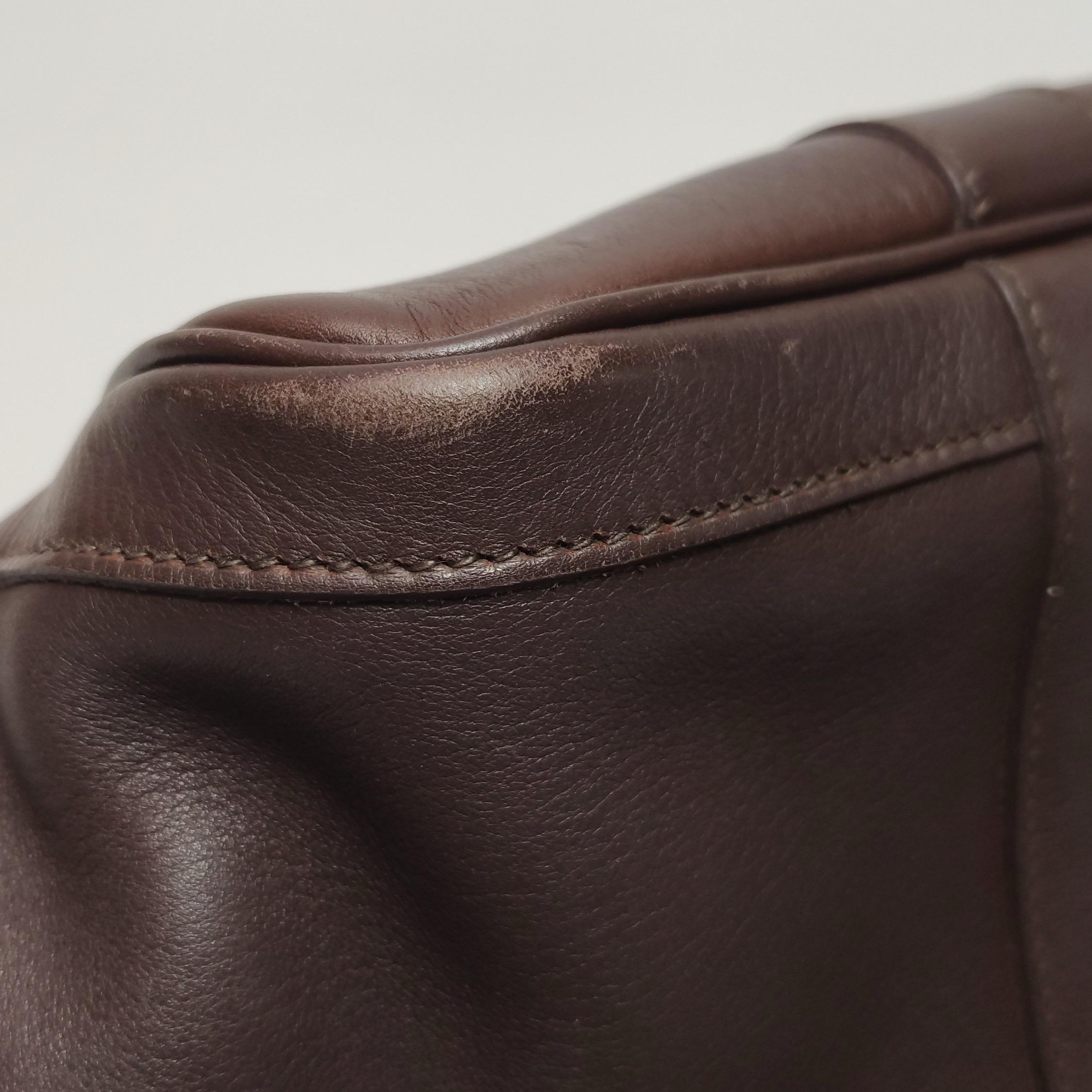 Hermes Garden Party 30 Swift Leder Schokoladenbraun 47 Tote im Angebot 6