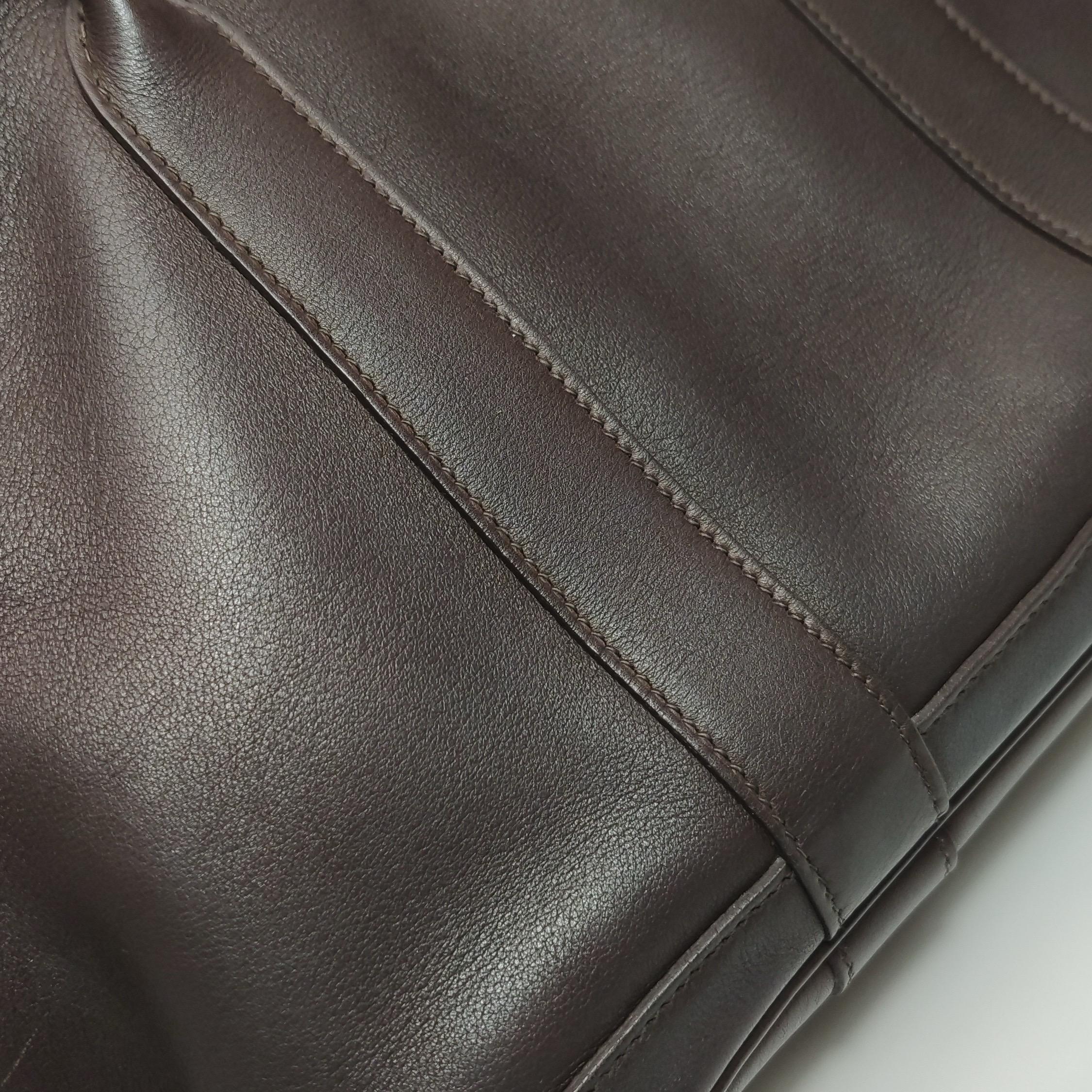 Hermes Garden Party 30 Swift Leder Schokoladenbraun 47 Tote im Angebot 9