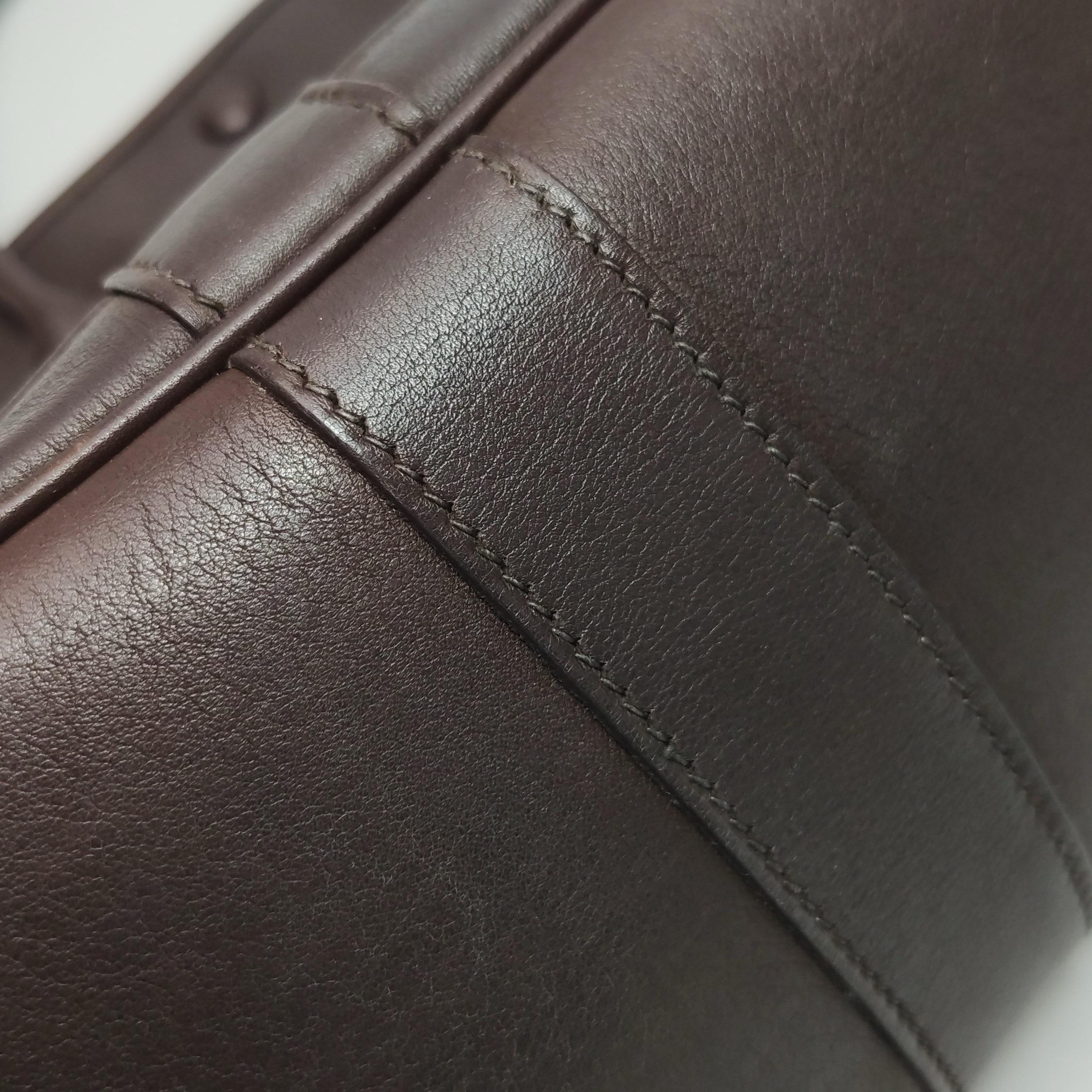 Hermes Garden Party 30 Swift Leder Schokoladenbraun 47 Tote im Angebot 10