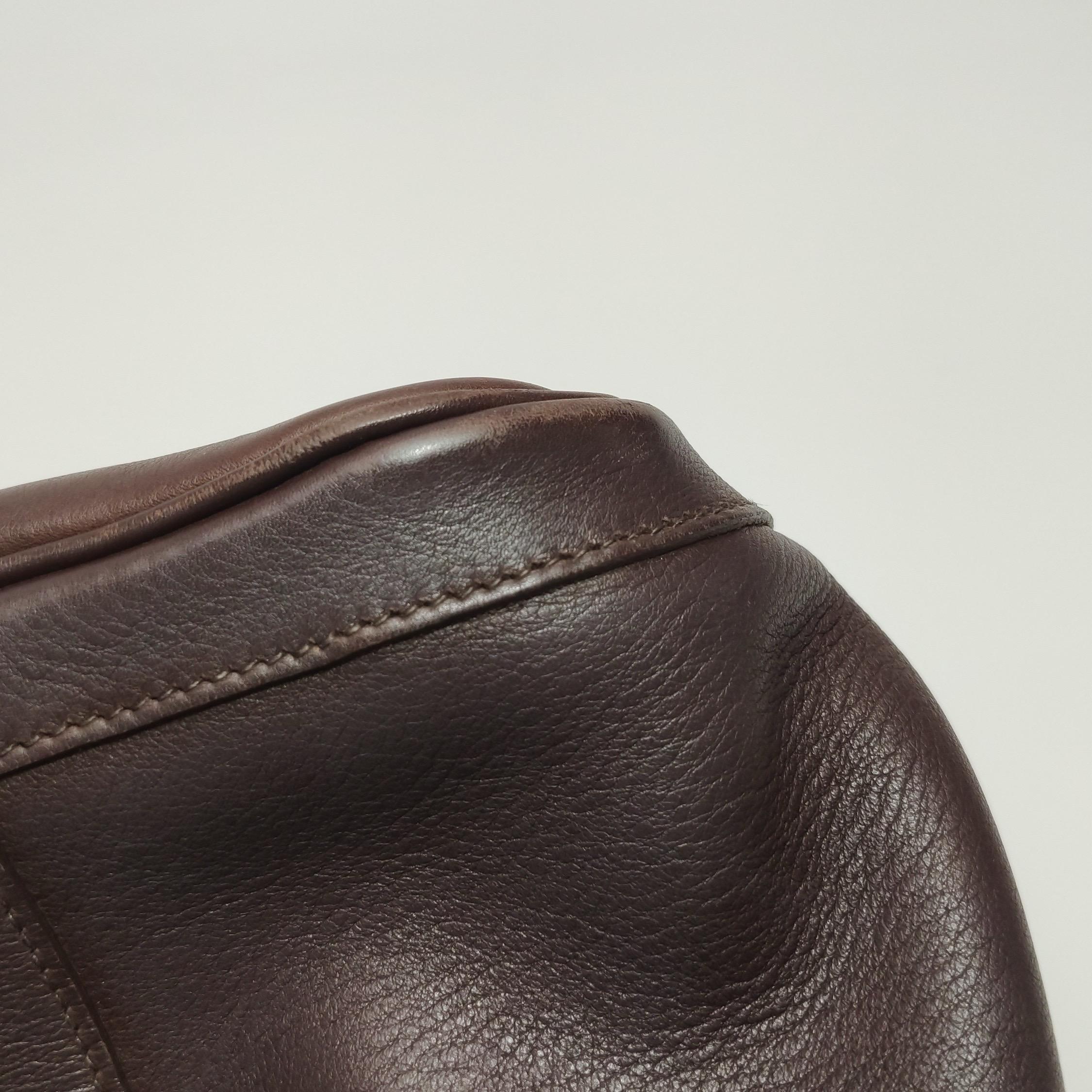 Hermes Garden Party 30 Swift Leder Schokoladenbraun 47 Tote im Angebot 14