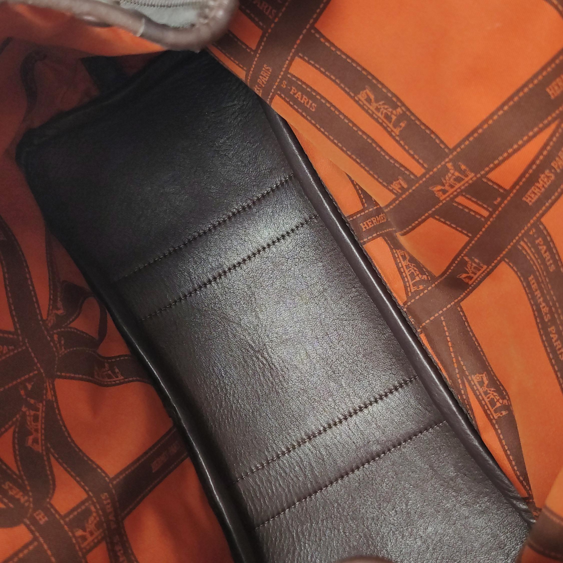 Hermes Garden Party 30 Swift Leder Schokoladenbraun 47 Tote im Angebot 4