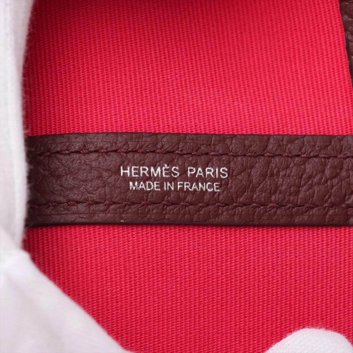 *Festa in giardino di Hermès 36 PM Rose Extreme x Bordeaux in vendita 4