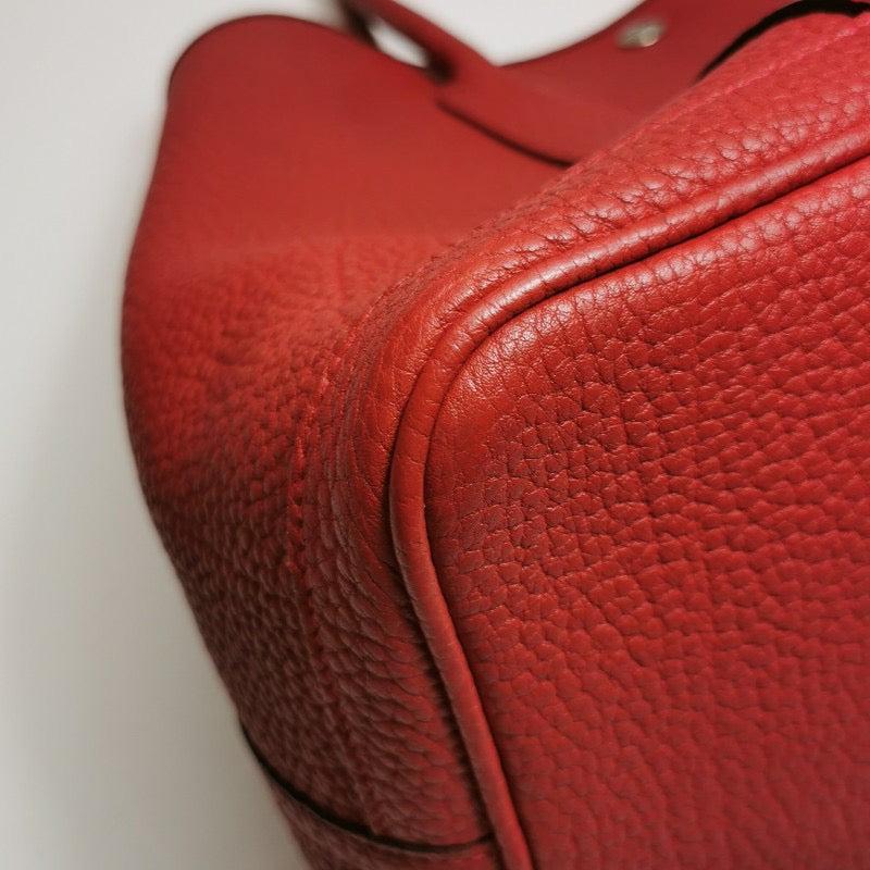 Hermes Garden Party 36 Red Calfskin Leather Handbag 2015 7