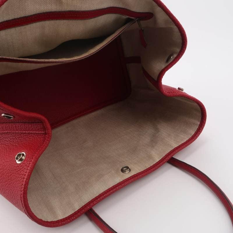Hermes Garden Party 36 Red Calfskin Leather Handbag 2015 2