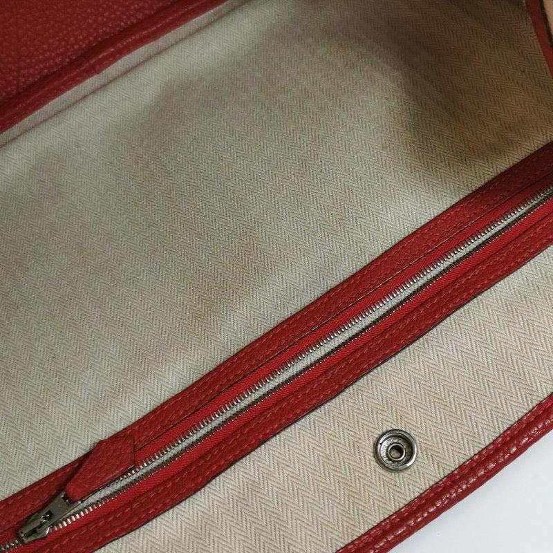 Hermes Garden Party 36 Red Calfskin Leather Handbag 2015 4