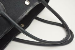 Hermès Garden Party 870183 Black Canvas Tote