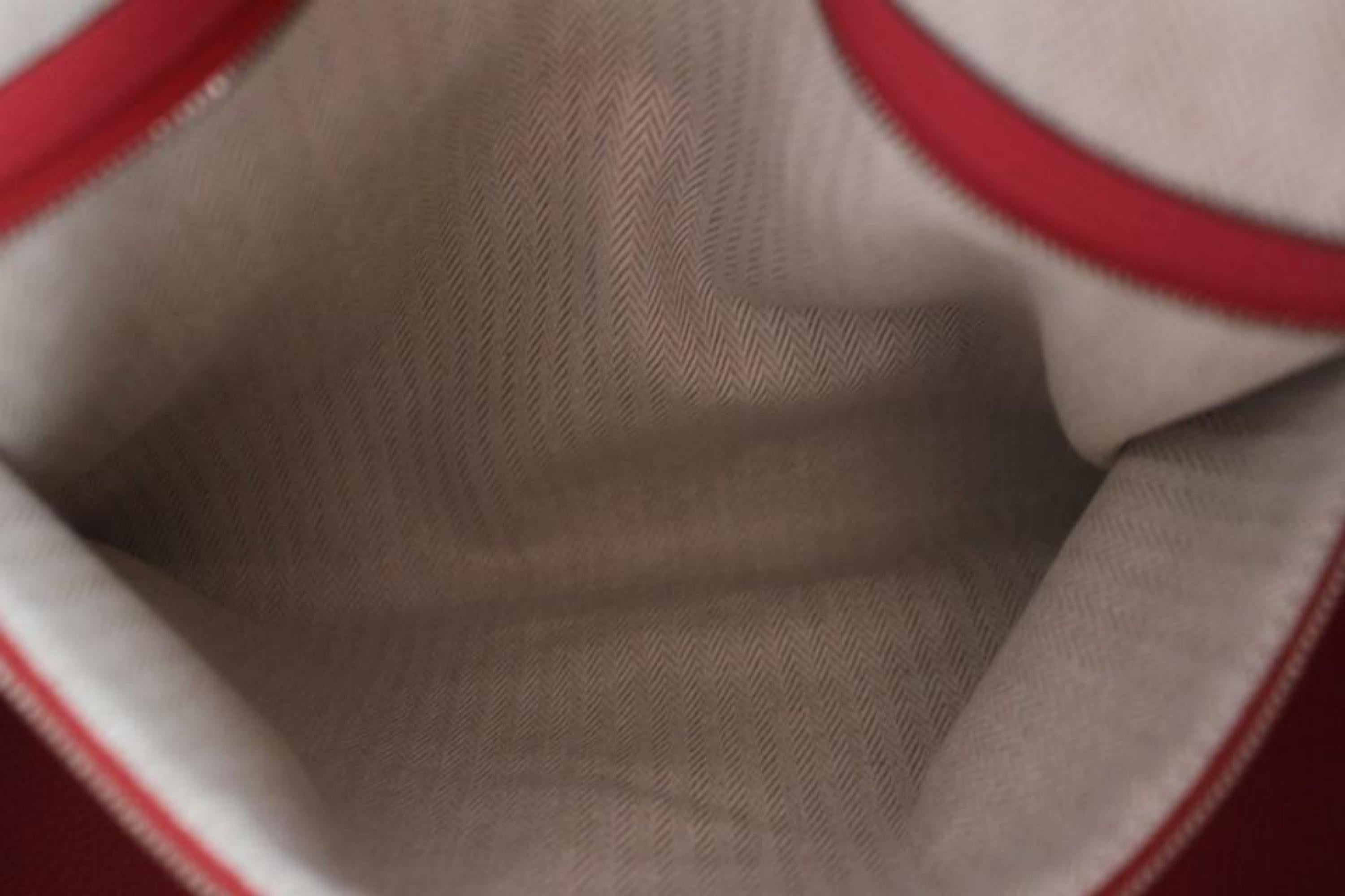 Hermès Garden Party Negonda 36 2hr0207 Red Leather Tote For Sale 6