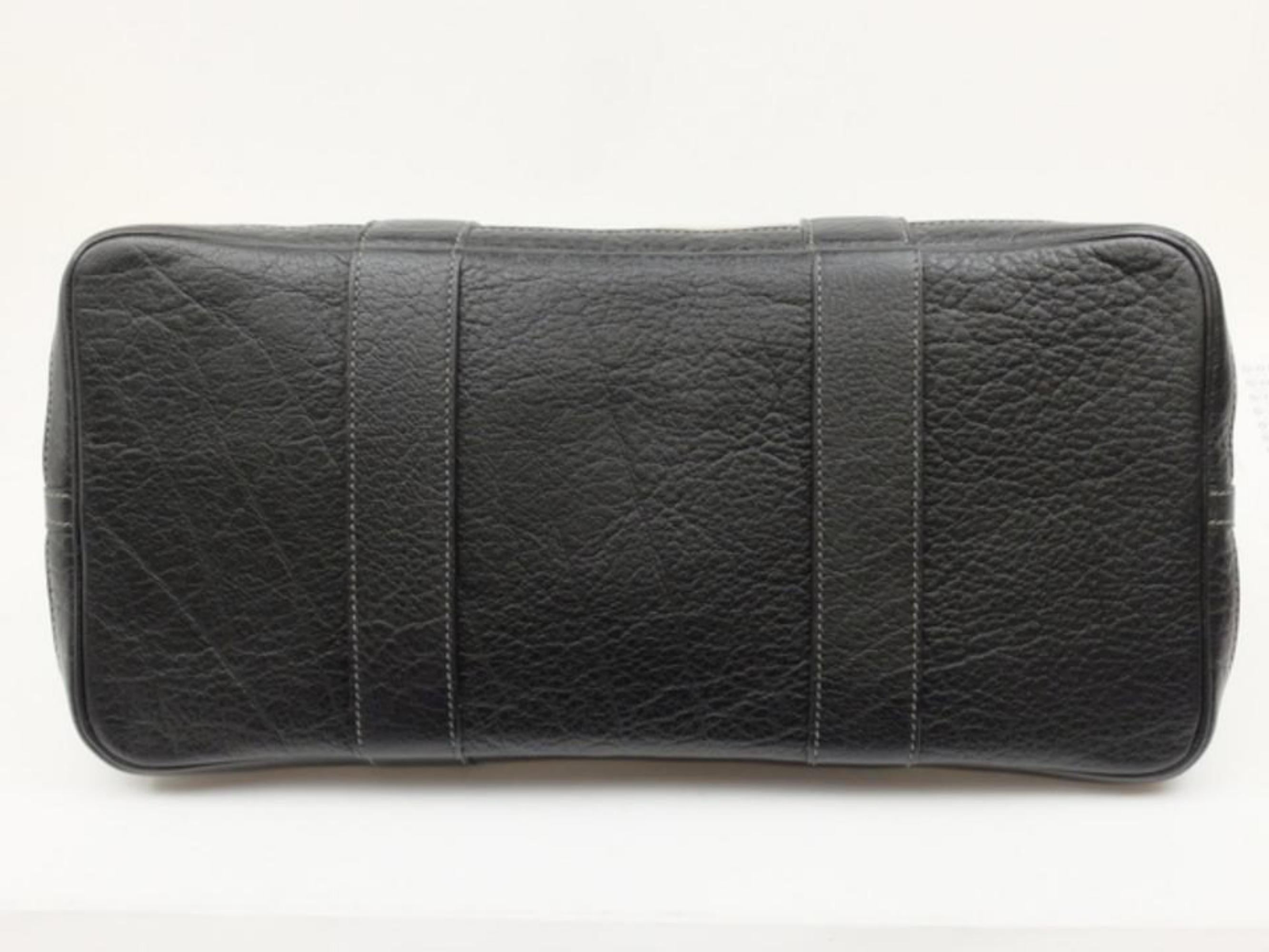 Hermès Garden Party Toile Tote 229862 Grey Coated Canvas Shoulder Bag For Sale 3
