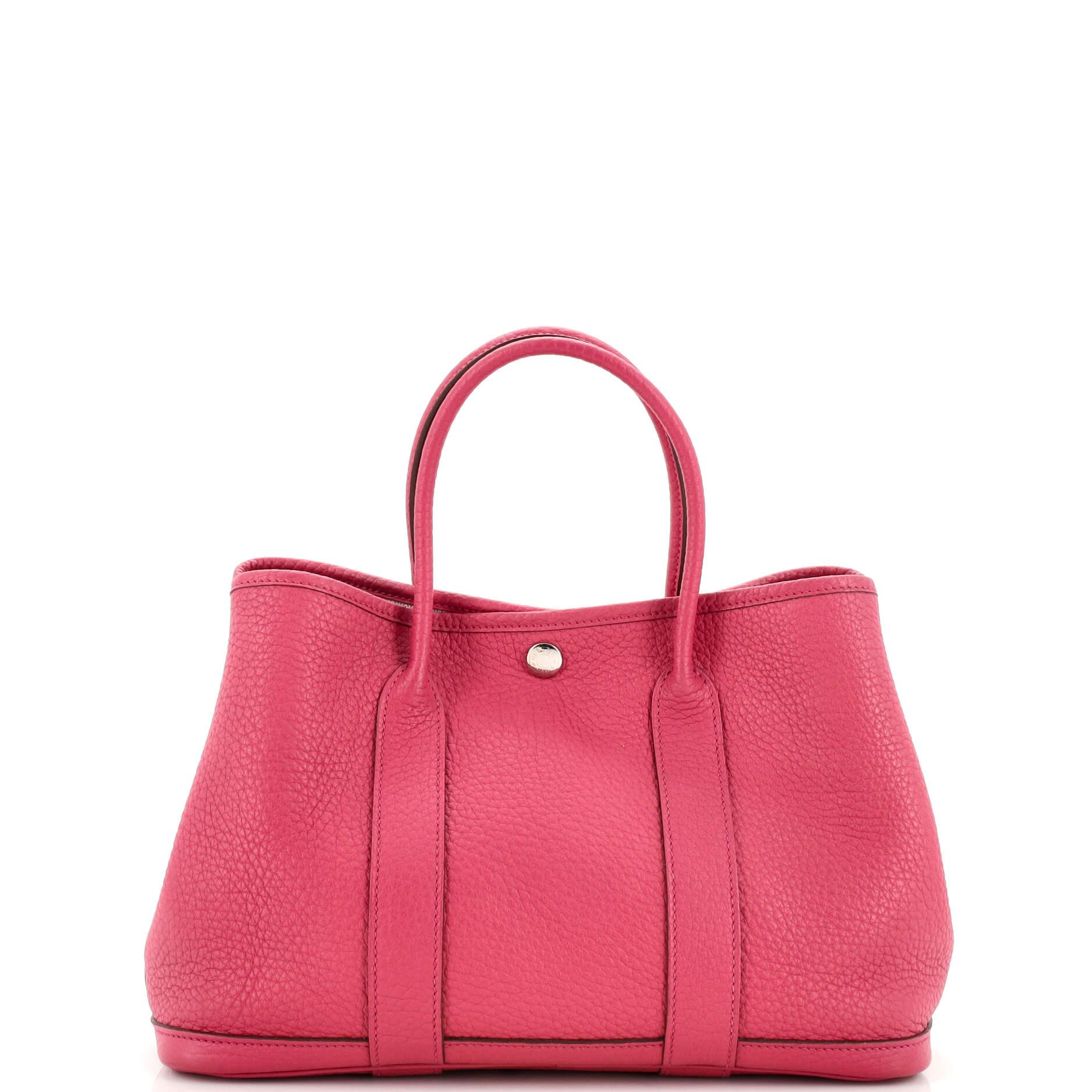 Hermes Garden Party Tote Leather 30 In Good Condition For Sale In NY, NY