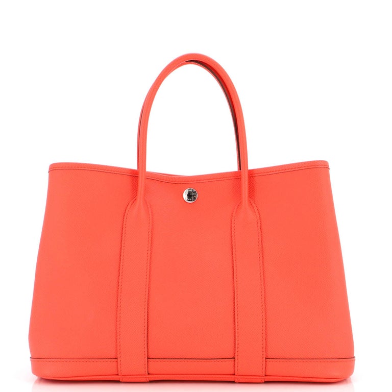 Hermes Garden Party Tote Leather 30 Auction