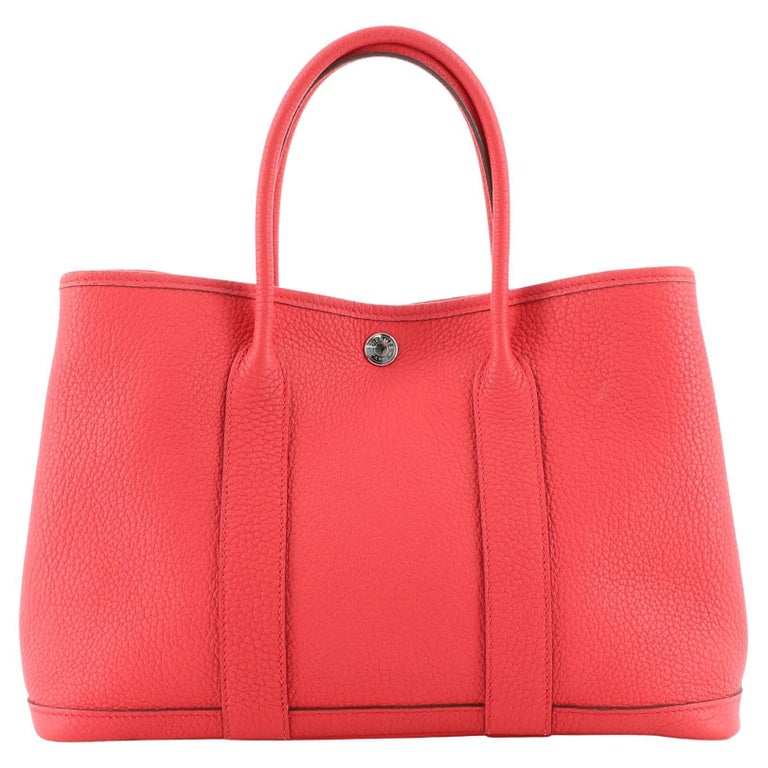 Hermes Garden Party Tote Leather 30 For Sale at 1stDibs