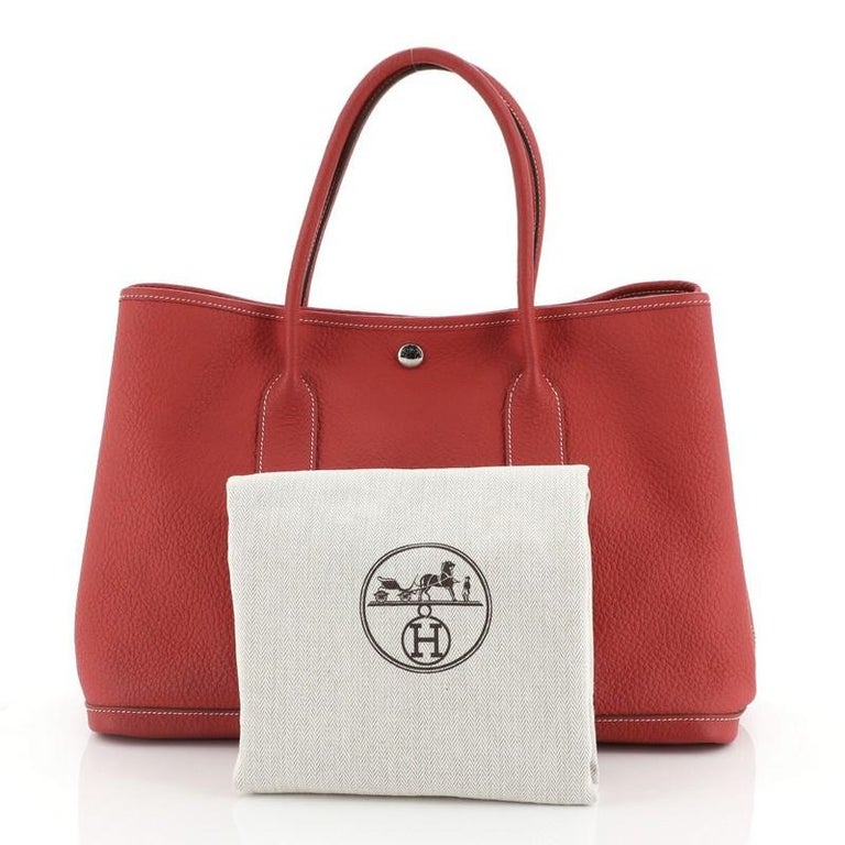Hermes Garden Party Tote Leather 36 At 1stdibs
