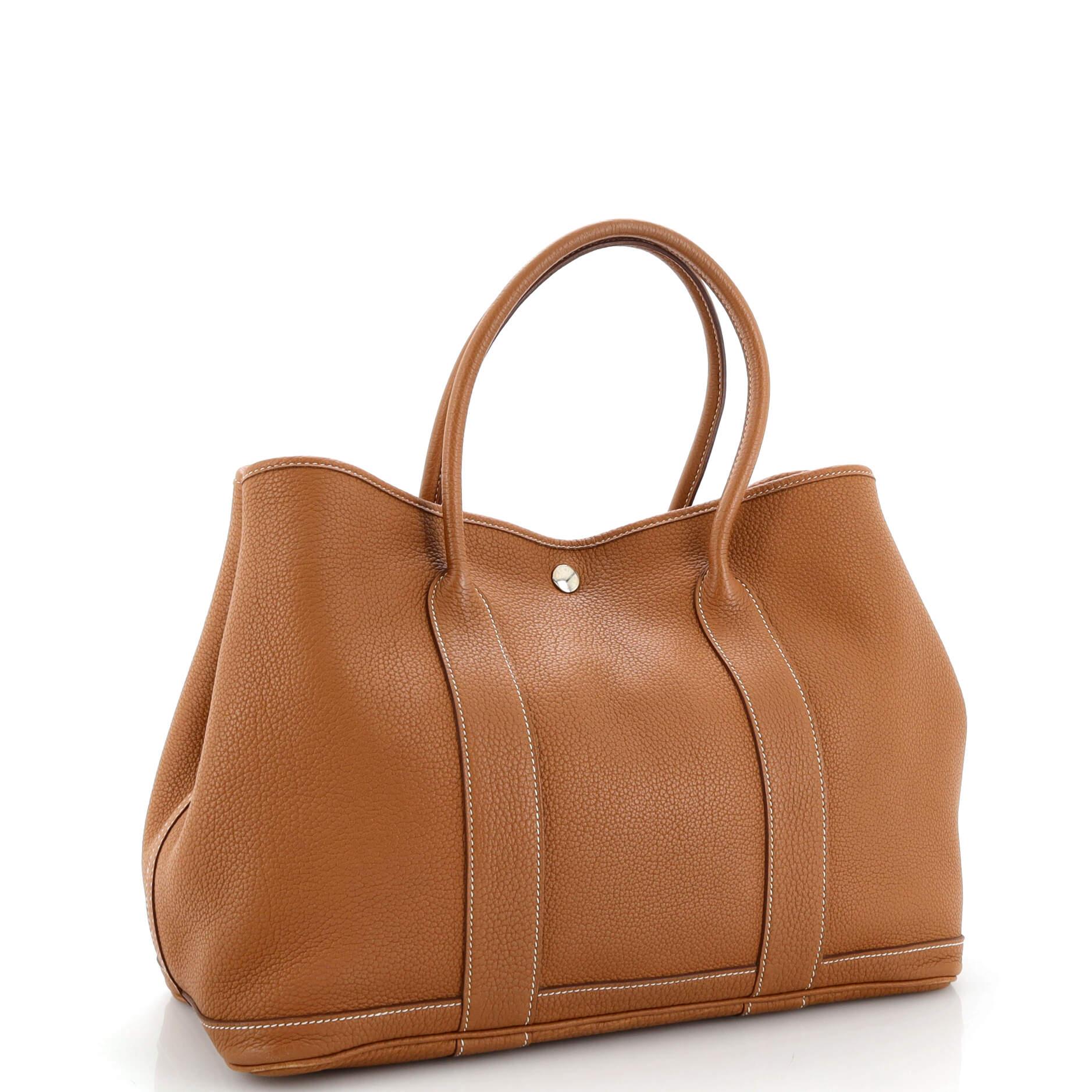 Hermes Garden Party Tote Leather 36 In Good Condition For Sale In NY, NY