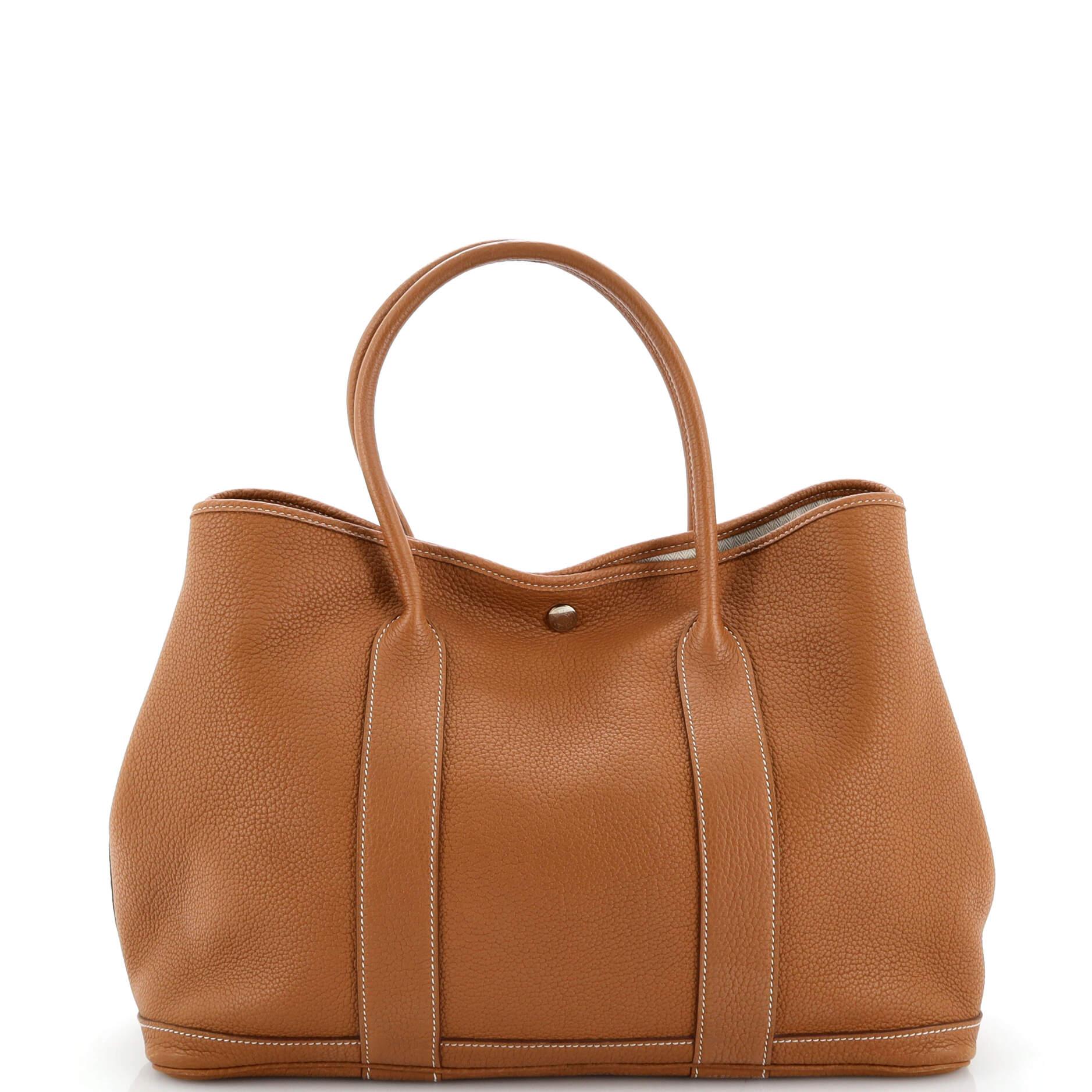 Women's Hermes Garden Party Tote Leather 36 For Sale