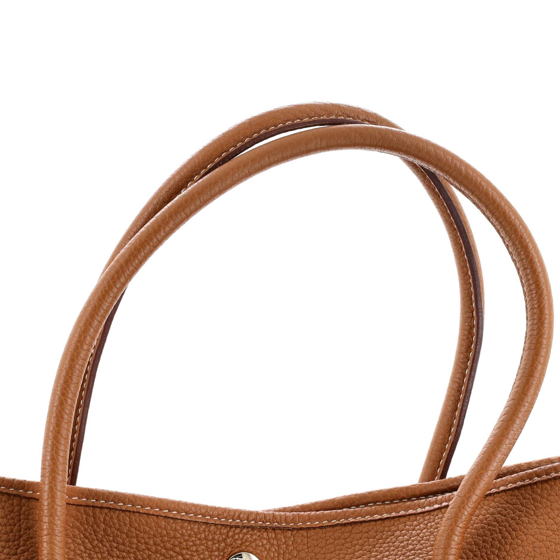 Hermes Garden Party Tote Leather 36 For Sale 4