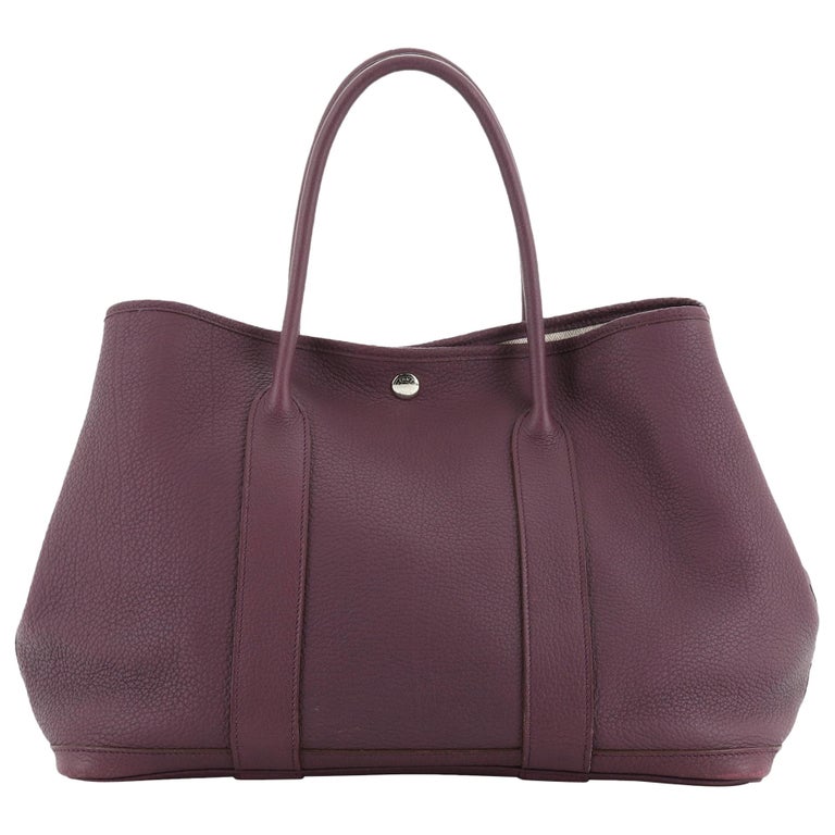 Hermes Garden Party Tote Leather 36 at 1stDibs