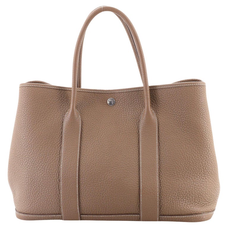 Hermes Garden Party Tote Leather 36 For Sale at 1stDibs