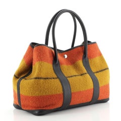 Hermes Garden Party Tote Rocabar and Leather 36