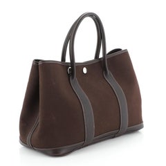 Hermes Garden Party Tote Toile and Leather 30