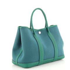 Hermes Garden Party Tote Toile and Leather 30