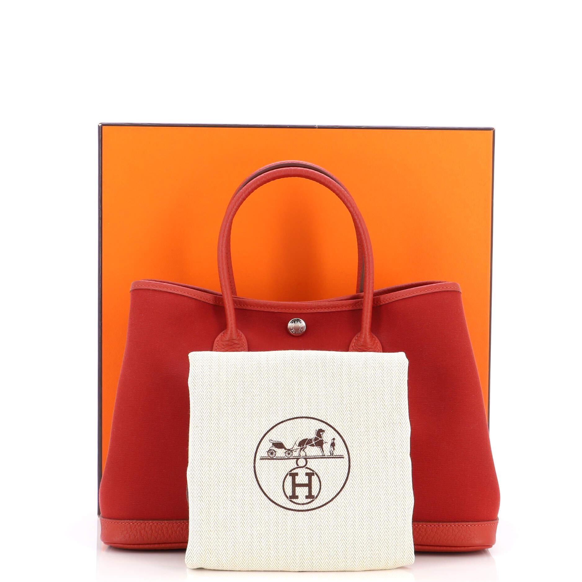 Hermes Garden Party 30 Bag Jaune Poussin Tote Epsom Leather Palladium For  Sale at 1stDibs