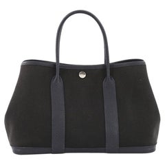 Hermes Garden Party Tote Toile and Leather 30