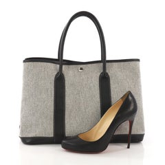 Hermes Garden Party Tote Toile and Leather 36