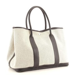 Hermes Garden Party Tote Toile and Leather 36