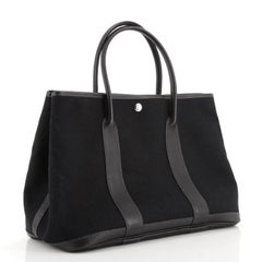 Hermes Garden Party Tote Toile and Leather 36