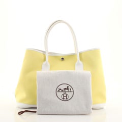 Hermes Garden Party Tote Toile and Leather 36