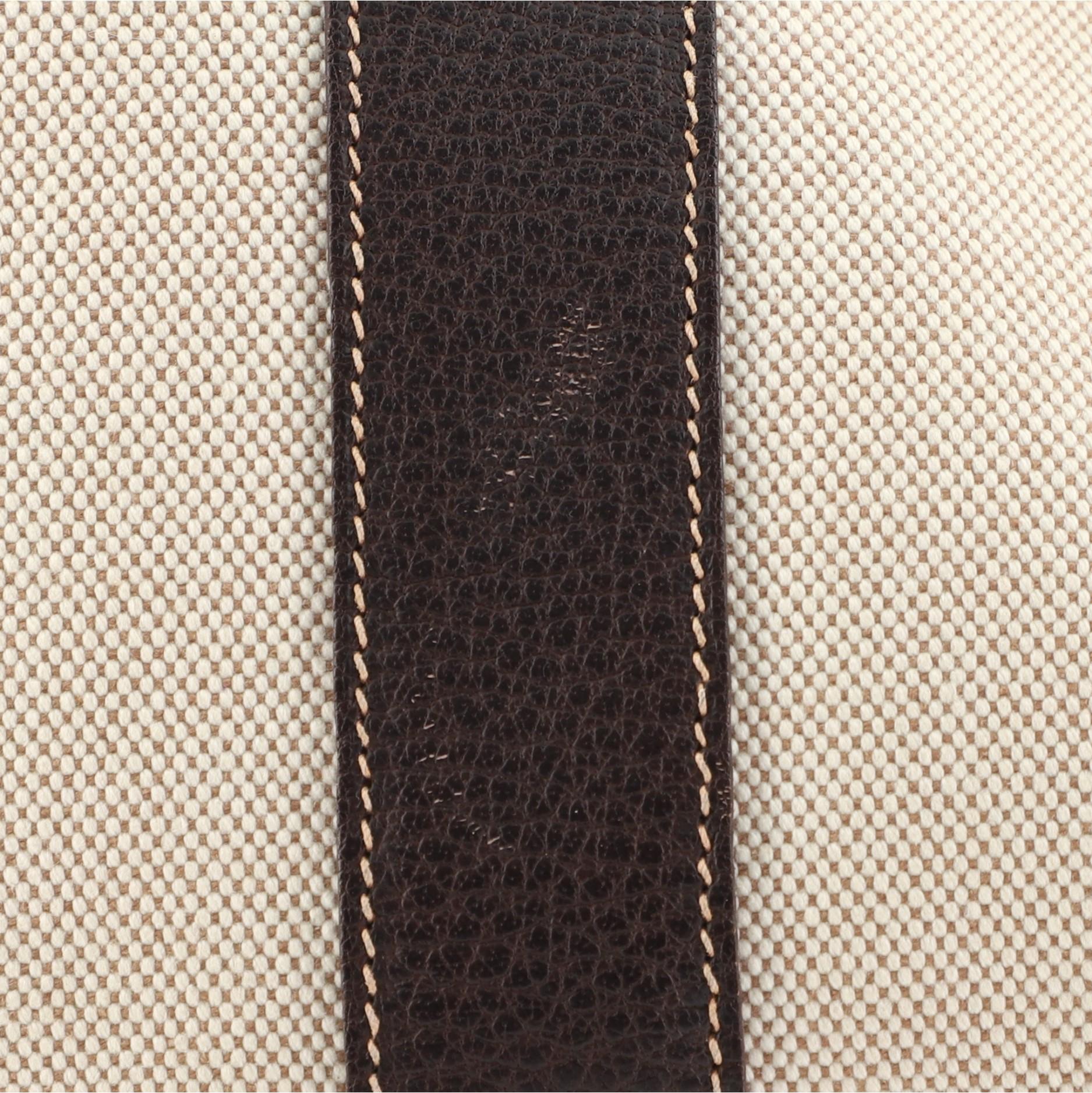 Women's or Men's Hermes Garden Party Tote Toile and Leather 36