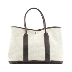 Hermes Garden Party Tote Toile and Leather 36
