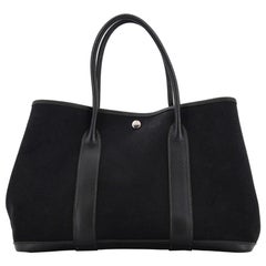 Hermes Garden Party Tote Toile and Leather 36