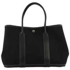 Hermes Garden Party Tote Toile and Leather 36